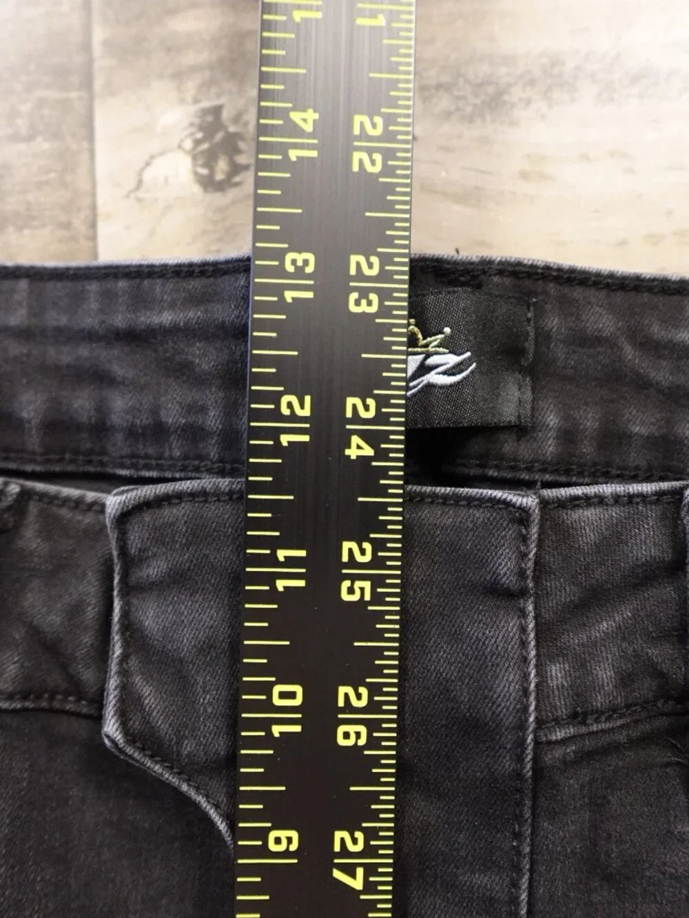 ZLZ Denim‎ Biker Jeans Men’s 38 Black Skinny Moto Zip Pocket Stretch Pants